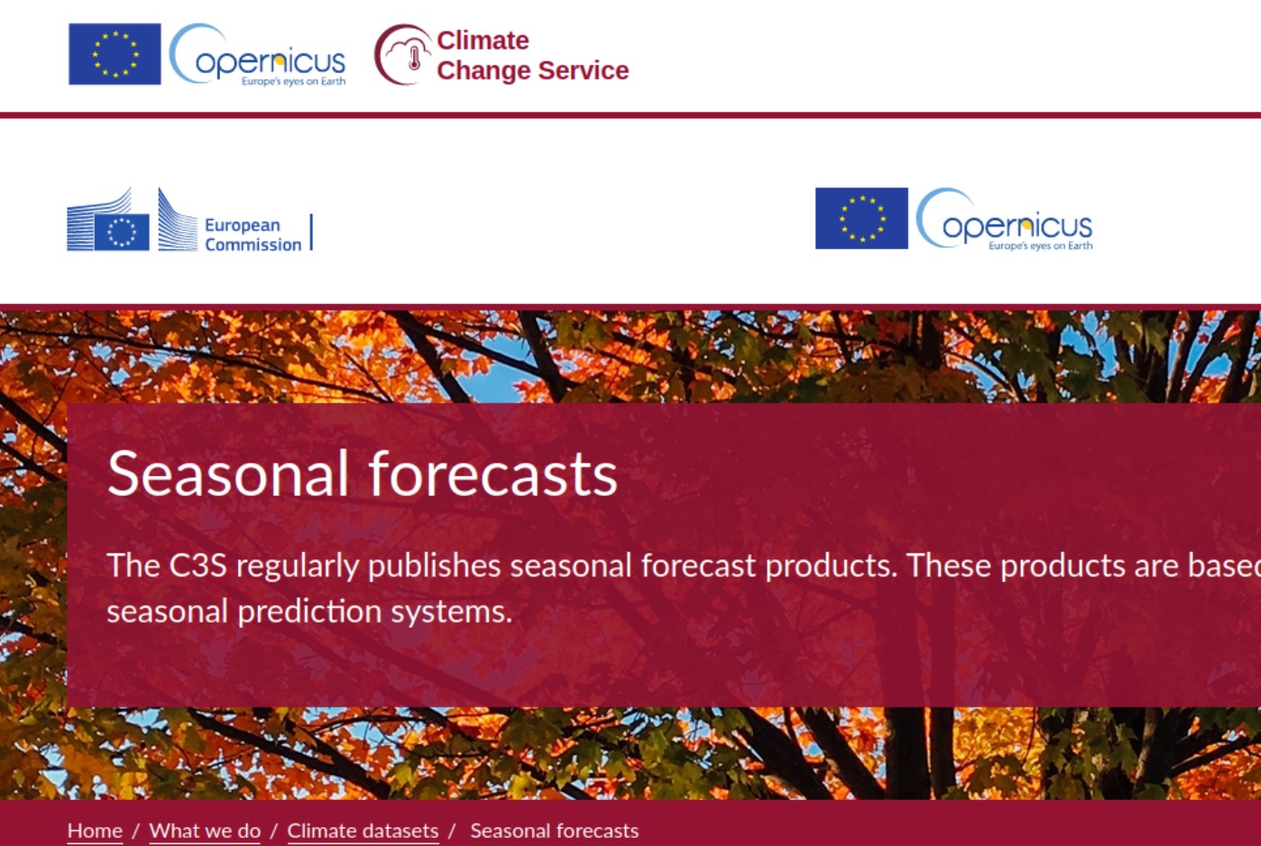 C3S - Seasonal Forecast